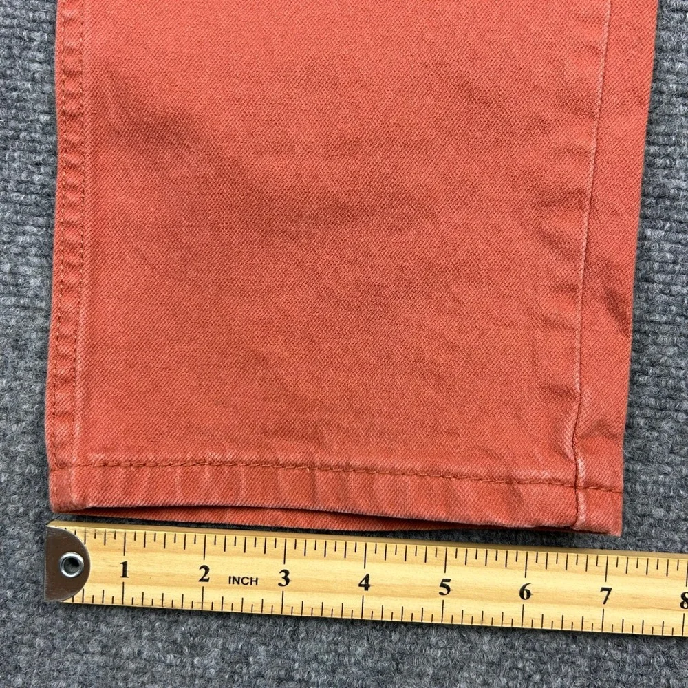 Levis 511 Slim Jeans Mens 36x34 Etruscan Red (Orange) Stretch Twill Pants